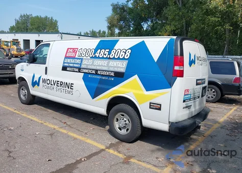 2016 Chevrolet Express 2500 Work Van z USA, uszkodzony, nr VIN 1GCWGBFG7G1209035